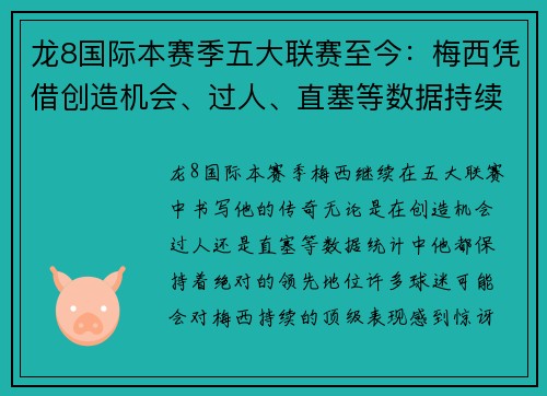 龙8国际本赛季五大联赛至今：梅西凭借创造机会、过人、直塞等数据持续领跑